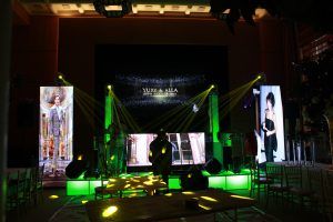 Beams and Video wall