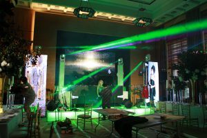 Beams and Video wall